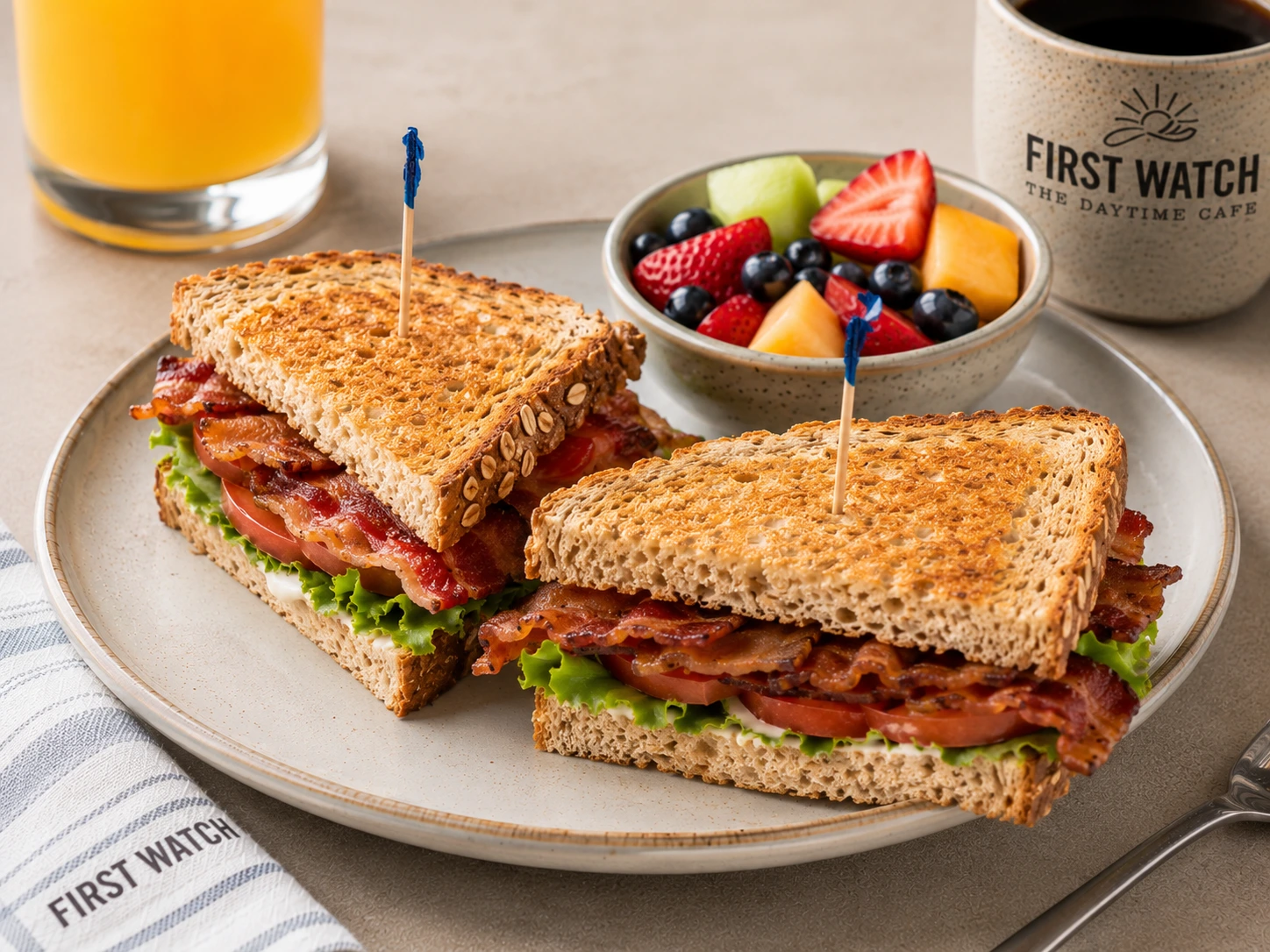 First Watch BLTE sandwich