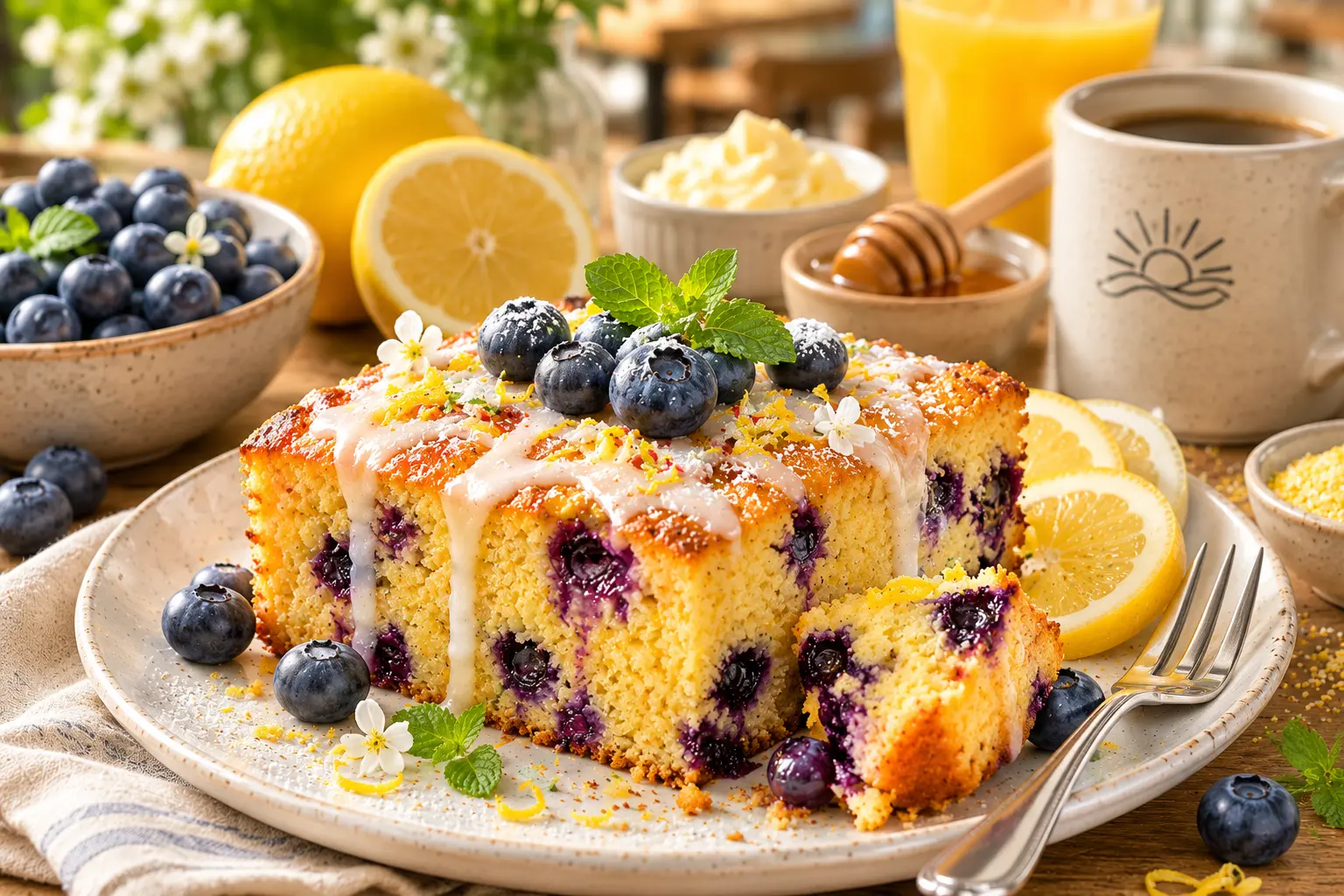 Seasonal 10 First Watch Blueberry Lemon Cornbread