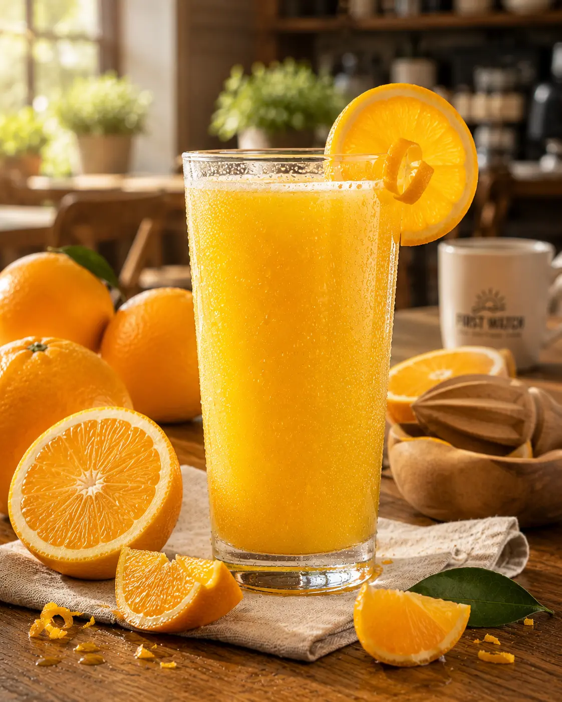 First Watch Fresh-Squeezed Orange Juice cold-pressed real citrus