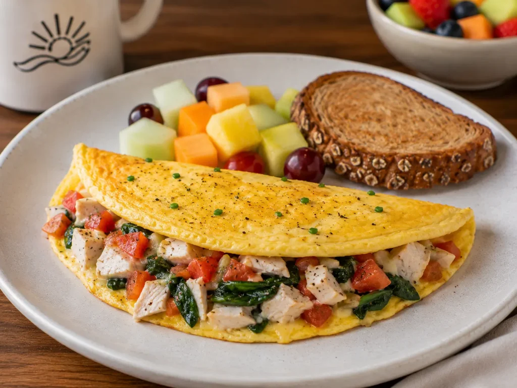 Healthy Turkey Omelet