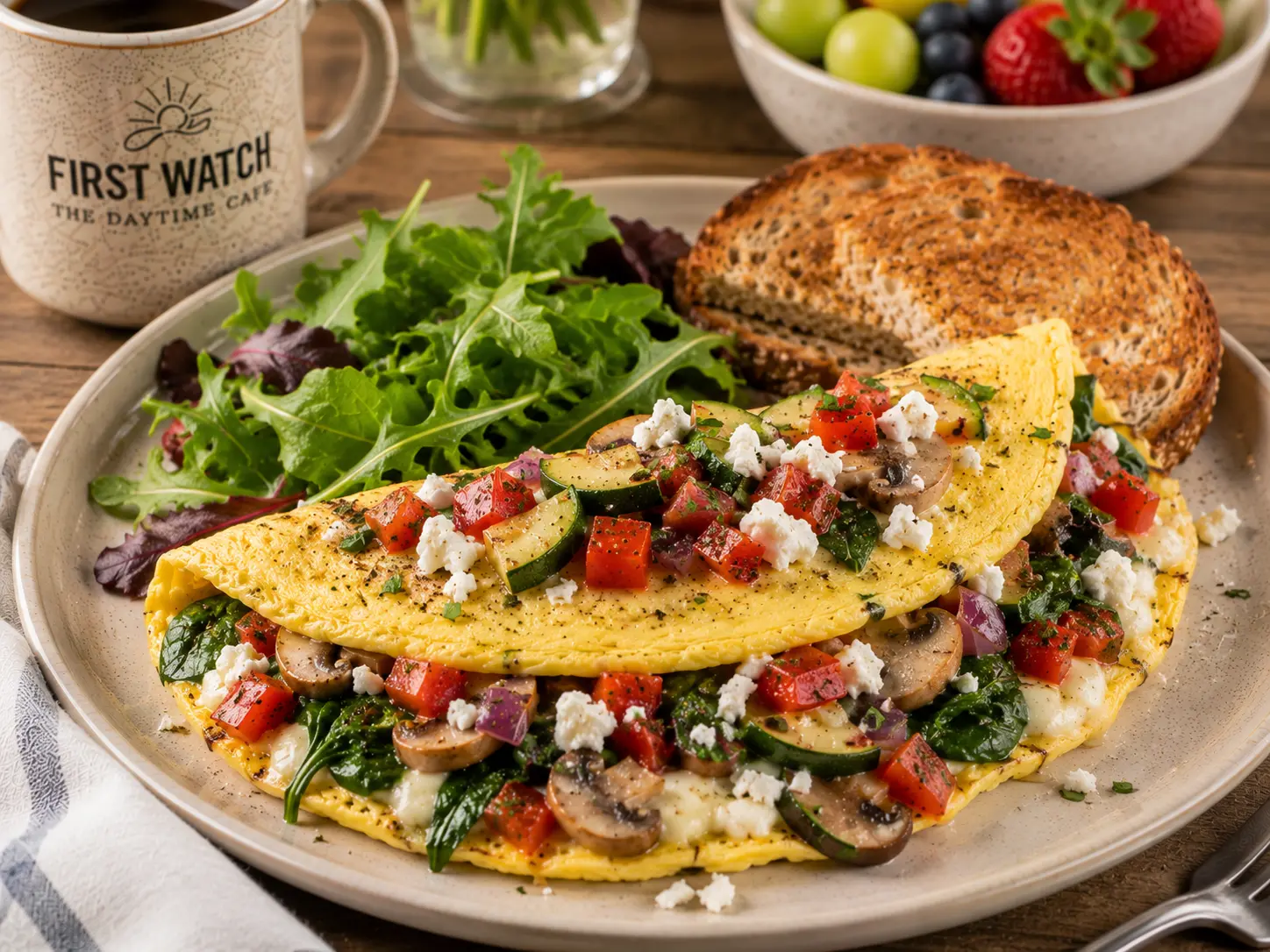 Morning Market Veggie Omelet 2