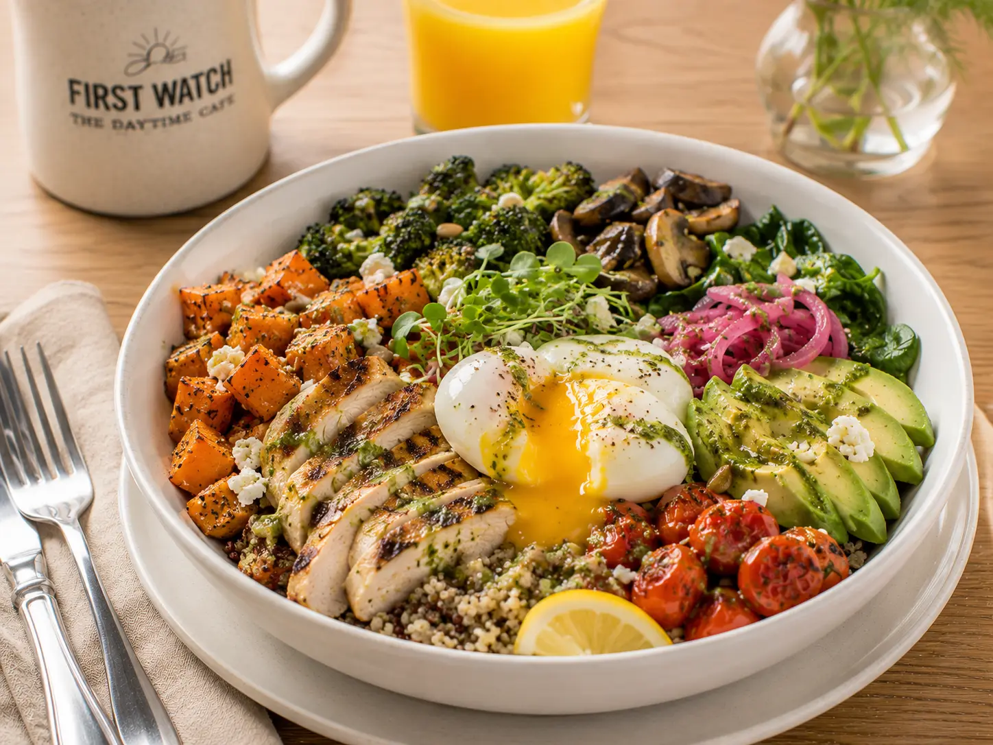 First Watch Power Breakfast Quinoa Bowl nutrient-forward