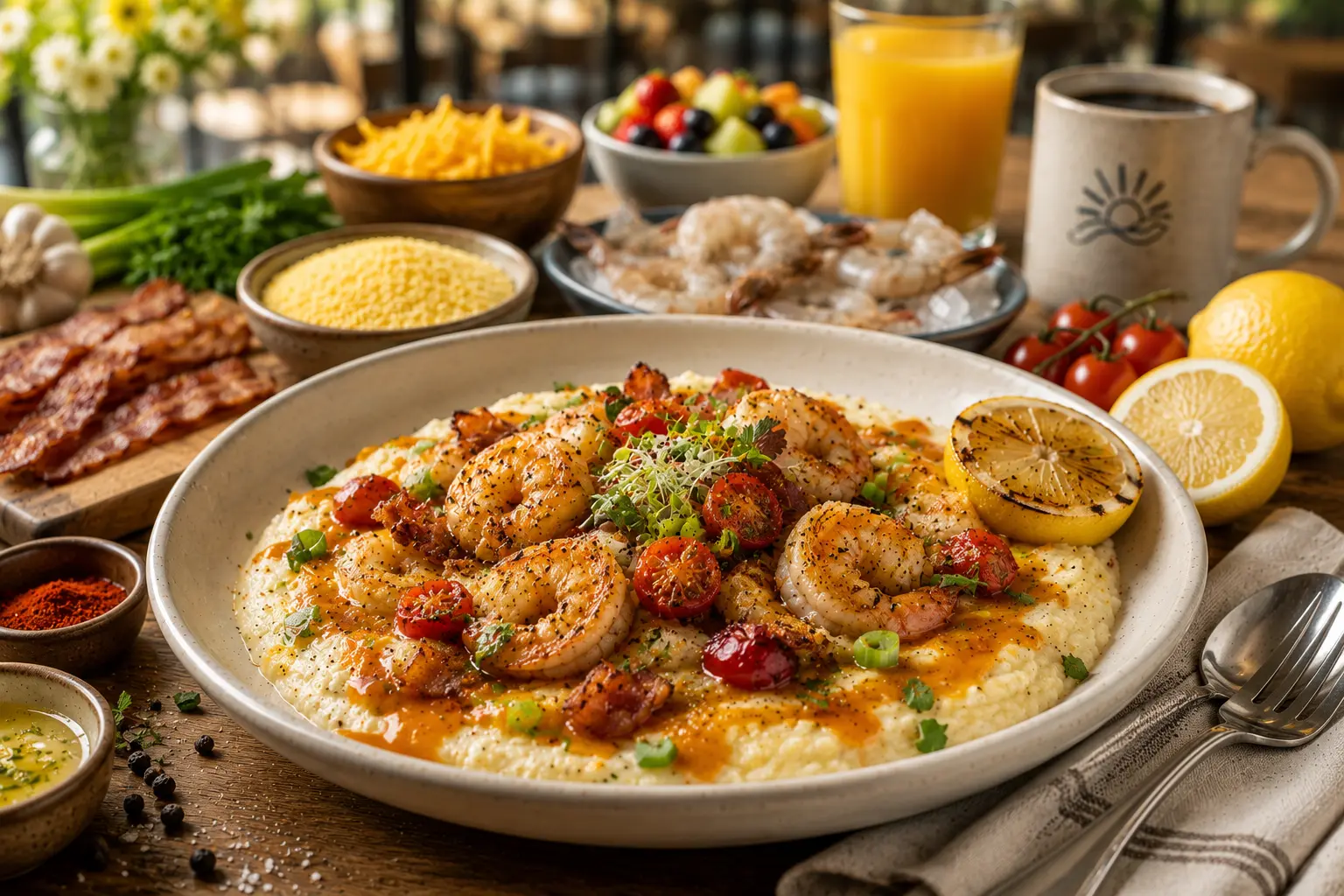 Seasonal 11 First Watch Shrimp and Grits
