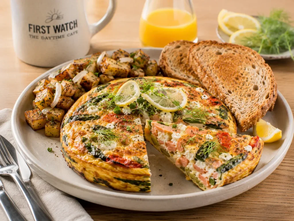 Smoked Salmon and Roasted Vegetable Frittata