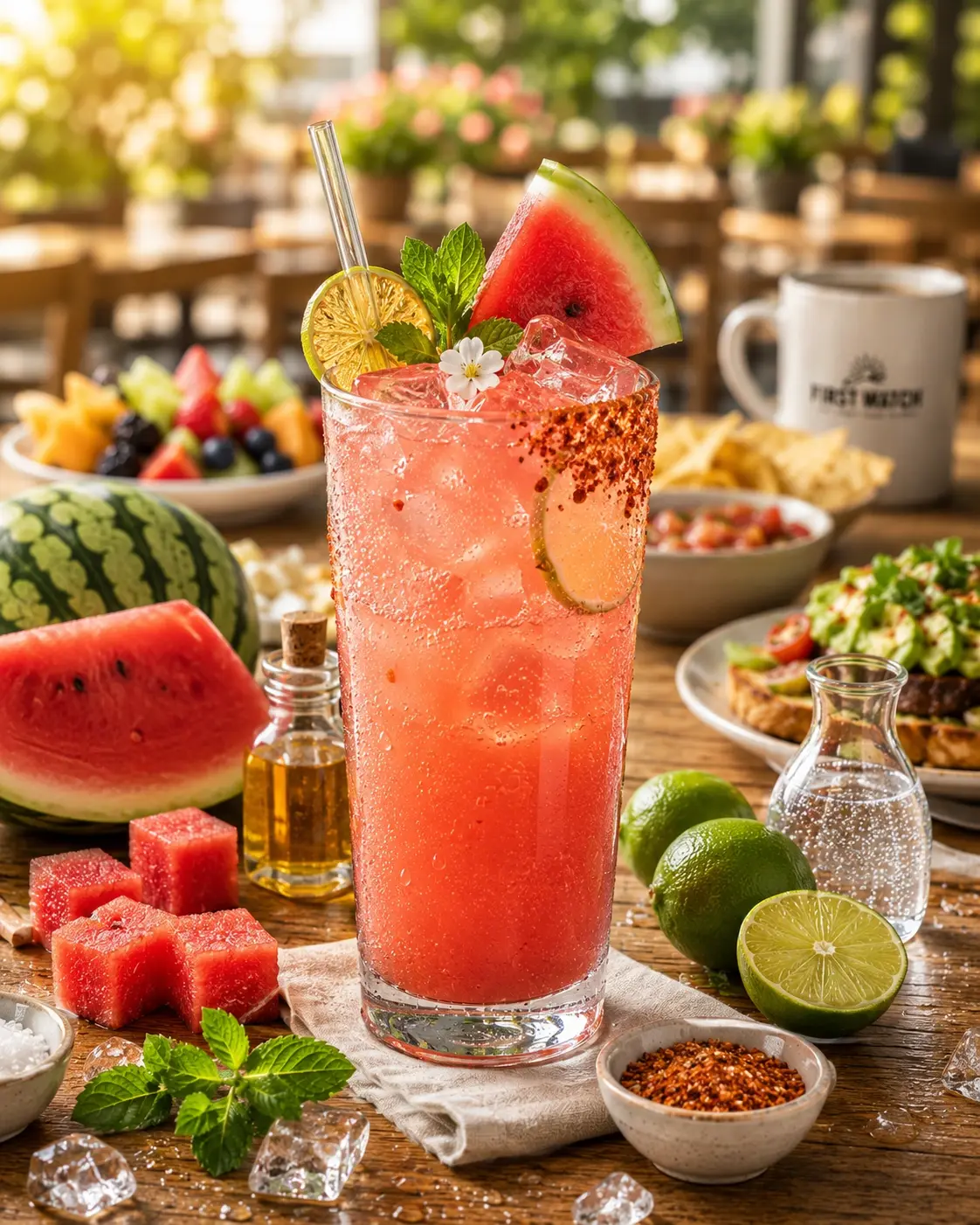 Seasonal 6 First Watch Spiked Watermelon Wake-Up alcoholic seasonal drink