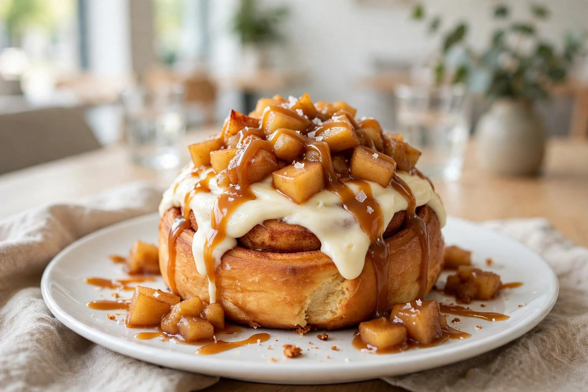 Seasonal 7 Caramel Apple Cinnamon Roll — First Watch holiday menu 2026