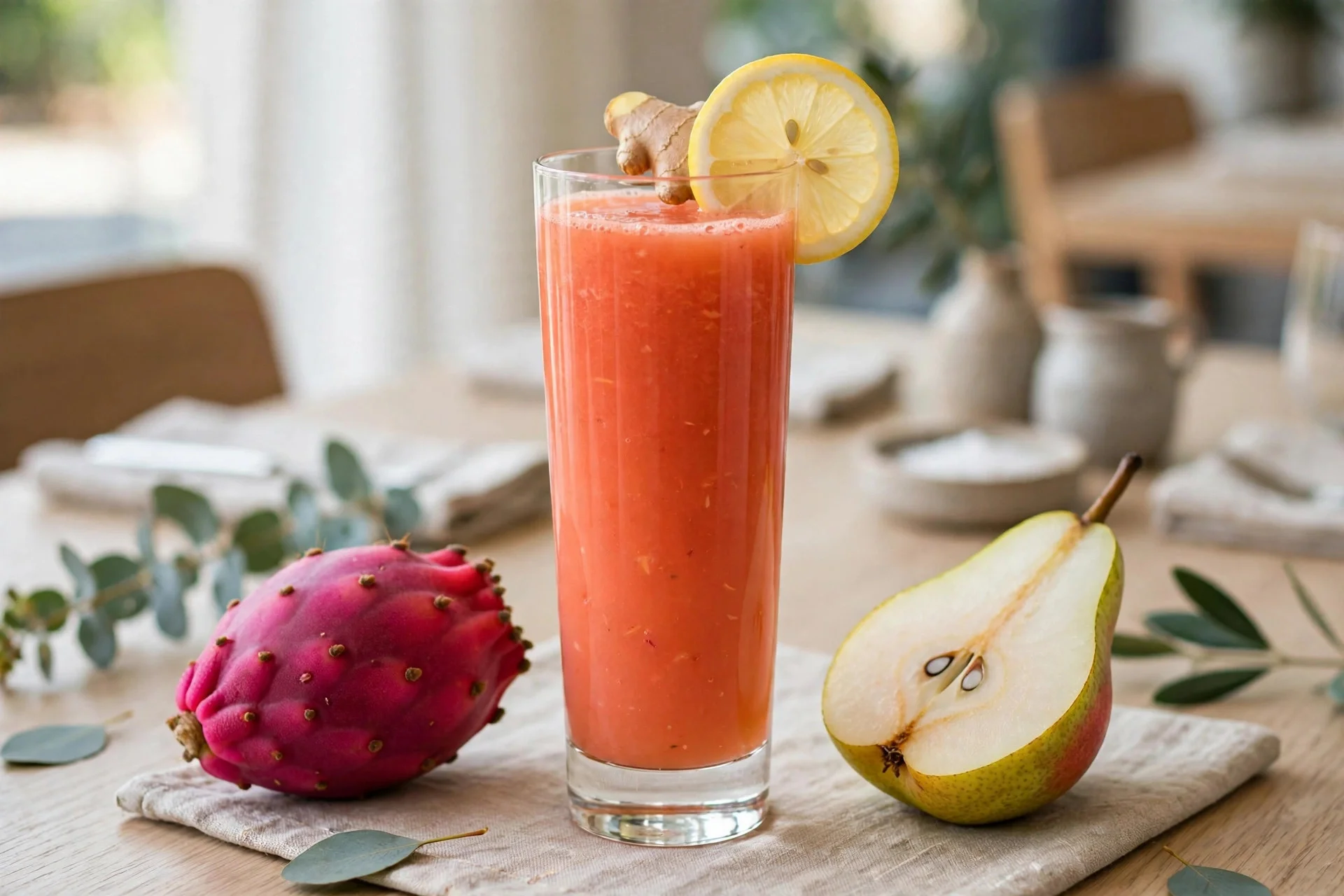 Seasonal 8 Prickly Paradise juice — First Watch holiday menu 2026